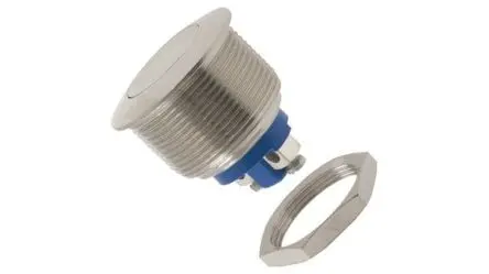 Produktfoto 1 von APEM AV Druckschalter Tastend Panel Ø 22 mm, SPST / 5A 250 V ac, IP65, IP69K