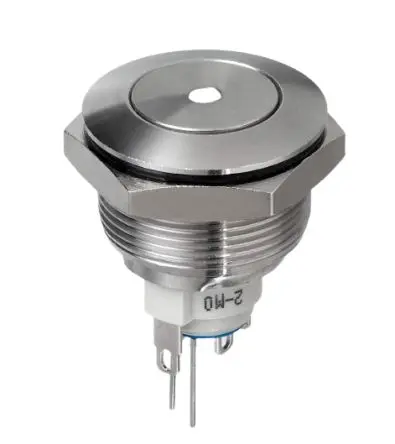 Produktfoto 1 von APEM AV Druckschalter Tastend Panel Ø 22 mm, SPST / 5A 250 V ac, IP65, IP69K
