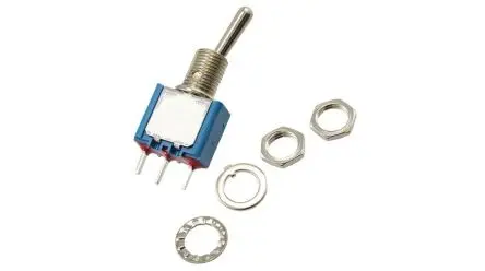 Produktfoto 1 von APEM Panel Kippschalter 1P, Ein-Ein, 125 V ac, 6A, PC-Klemme