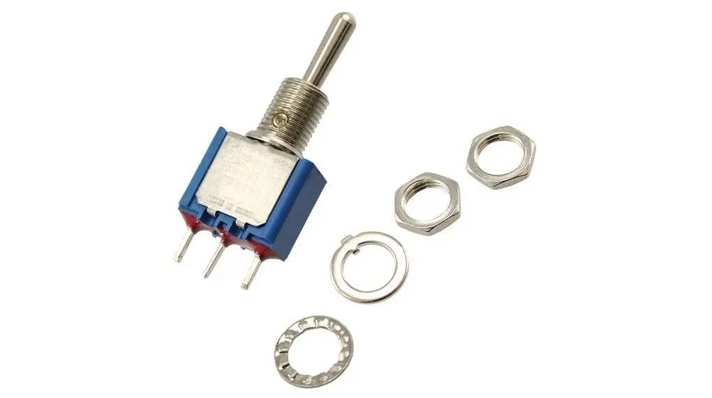 Produktfoto 1 von APEM Panel Kippschalter 1P, Ein-Aus-Ein, 125 V ac, 6A, PC-Klemme