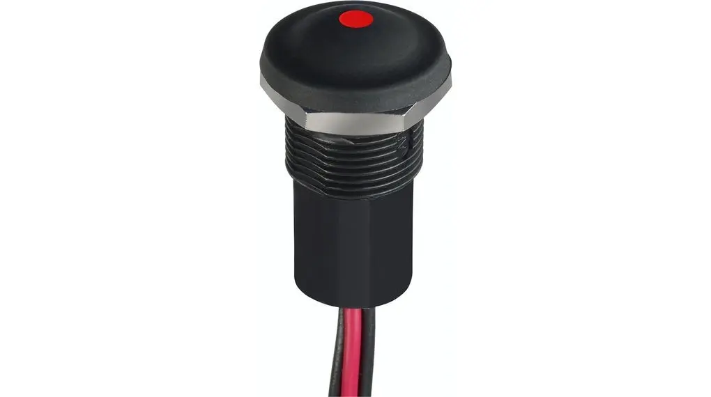 Produktfoto 1 von APEM IX Druckschalter Rot, Grün Tastend Panel / 100 mA 28 V dc, IP69K, IP40