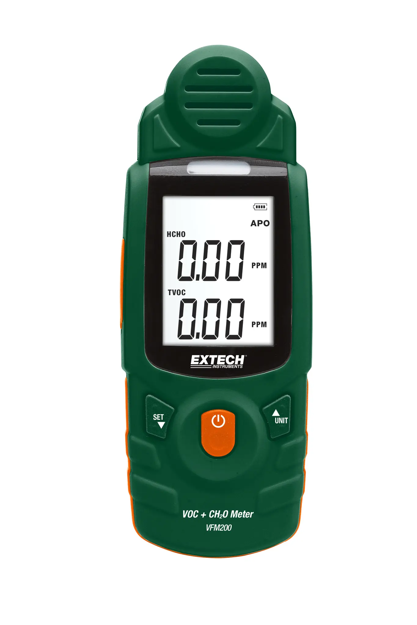 Produktfoto 1 von Extech VFM200 Feuchtemessgerät, ±5 % LCD für Digital, Batterie