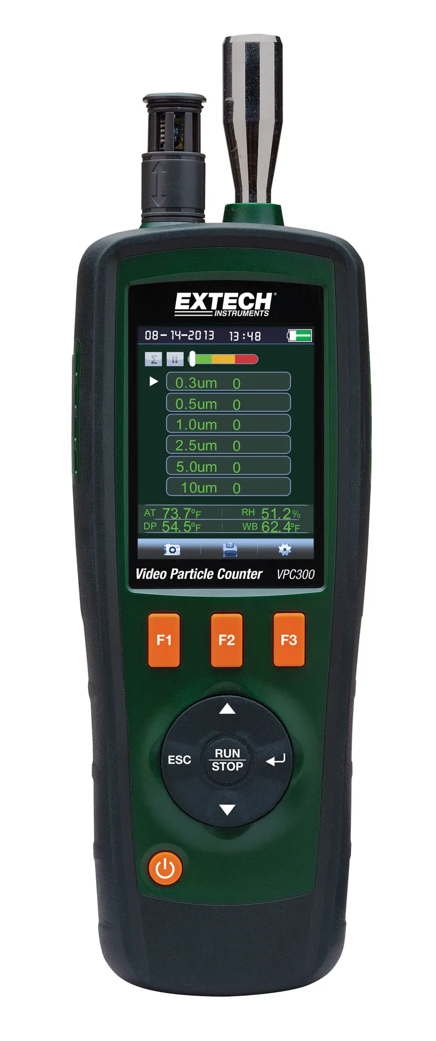 Produktfoto 1 von Extech VPC300 LCD Luftqualitätsüberwachung 60 °C, bis 140 °F, Batterie-betrieben / 100 %RH