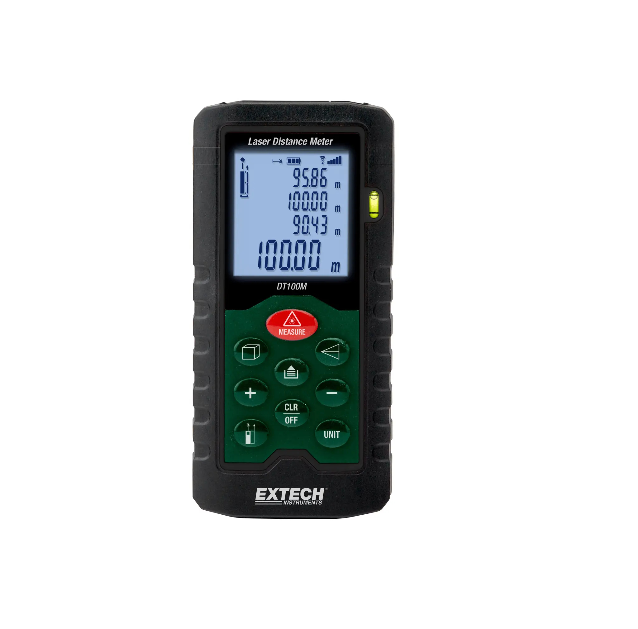 Produktfoto 1 von Extech DT100M LCD Laser Entfernungsmesser, metrisch/zöllig