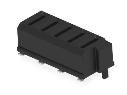 Produktfoto 1 von Fischer ERNI MicroSpeed Power Module Gehäuse Vertikal, 5-polig / 1-reihig, Raster 2 mm Raster Platine, Platine-Platine,
