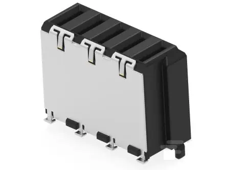 Produktfoto 1 von Fischer ERNI MicroSpeed Power Module Gehäuse Vertikal, 5-polig / 1-reihig, Raster 2 mm Raster Platine, Platine-Platine,