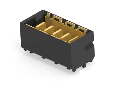 Produktfoto 1 von Fischer ERNI MicroSpeed Power Module Gehäuse Vertikal, 5-polig / 1-reihig, Raster 2 mm Raster Platine, Platine-Platine,