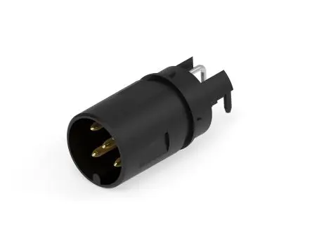 Produktfoto 1 von Fischer 225251 M12 Rundsteckverbinder Stecker 5-polig Stecker 4A Platine