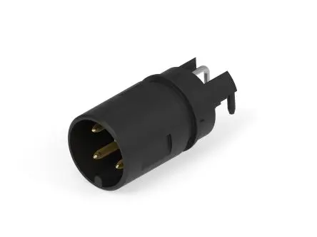 Produktfoto 1 von Fischer 225252 M12 Rundsteckverbinder Stecker 4-polig Stecker 4A Platine IP65, IP67