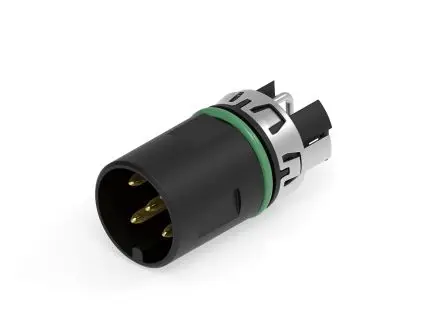 Produktfoto 1 von Fischer 235165 M12 Rundsteckverbinder Stecker 5-polig Stecker 4A Platine