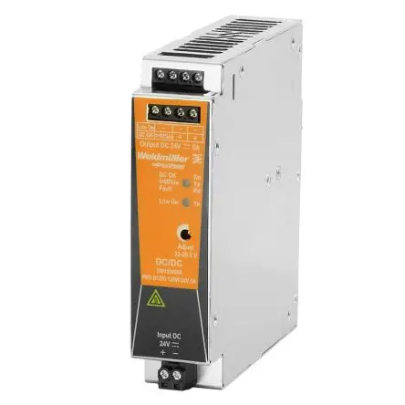 Produktfoto 1 von Weidmüller DC/DC Konverter, 29.5V dc OUT 5 A DIN-Hutschiene 24V dc 1.5 kV 120 W -25 °C 70 °C