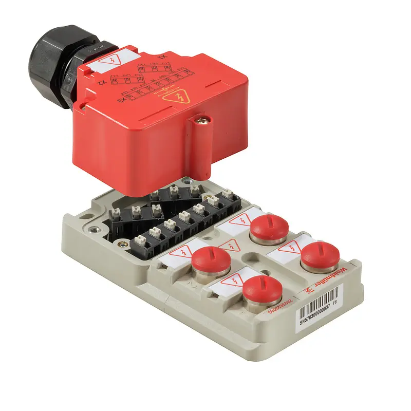 Produktfoto 1 von Weidmüller SAI Aktorhub 400V ac 4 Anschlüsse 4 Auslässe M12