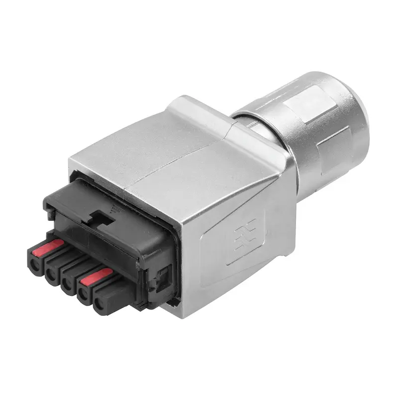 Produktfoto 1 von Weidmüller Leistungssteckverbinder, 5-polig 16A Stecker, Powerverbinder Stecken