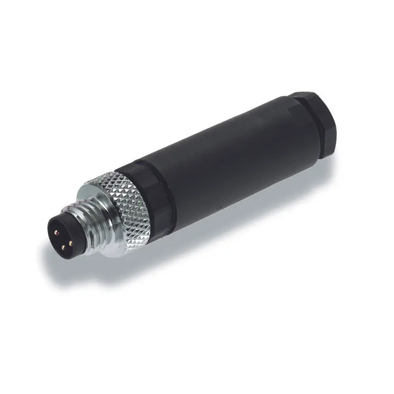 Produktfoto 1 von Weidmüller SAIS M8 Industrie-Rundsteckverbinder Stecker, Buchse 3-polig Stecker/Buchse 4A Kabel, Schraubanschlussklemme
