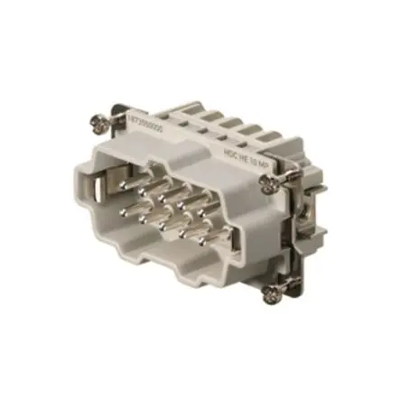 Produktfoto 1 von Weidmüller HE Kontakteinsatz Stecker, 10-polig 16A, Kontakteinsatz