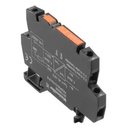 Produktfoto 1 von Weidmüller Serie PICOPAK Signalkonverter 32V, Strom 4 → 20 mA EIN / Strom 4 → 20 mA AUS DIN-Hutschiene, ATEX, IECEx