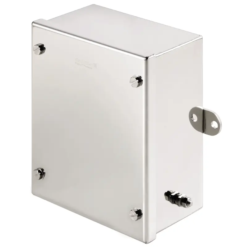 Produktfoto 1 von Weidmüller Klippon STB; Gehäuse; Edelstahl 316; Grau IP66 Breite 80 mm Höhe 150 mm Länge 120 mm