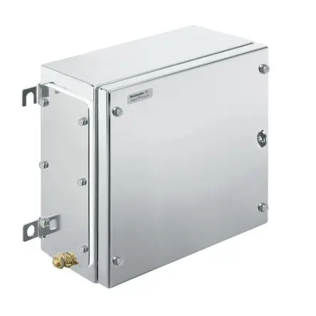 Produktfoto 1 von Weidmüller Klippon TB MH; Gehäuse; Edelstahl 316; Grau Geflanscht IP67, IP66 Breite 200 mm Höhe 260 mm Länge 260 mm