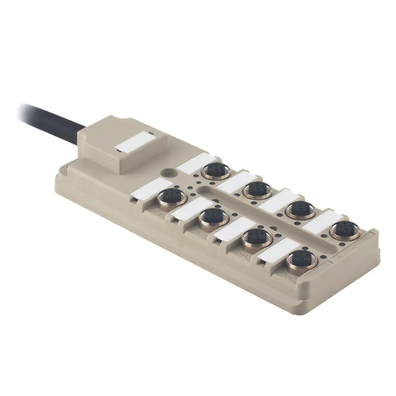 Produktfoto 1 von Weidmüller SAI Aktorhub 30V dc 4 Anschlüsse 8 Auslässe M12
