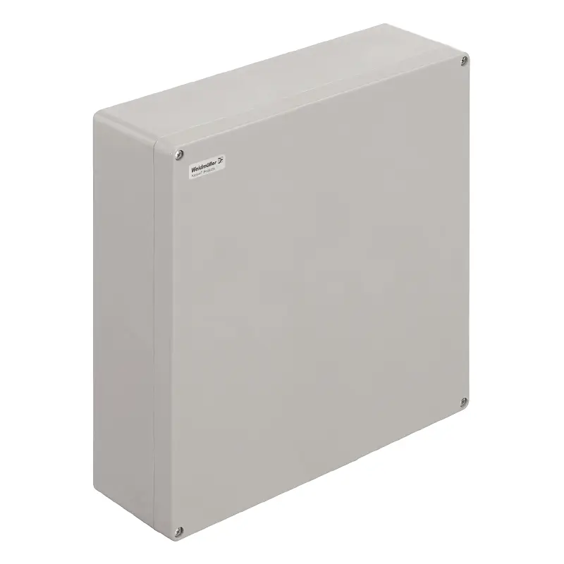 Produktfoto 1 von Weidmüller Klippon POK; Gehäuse; GF Polyester; Grau IP66 Breite 120 mm Höhe 405 mm Länge 400 mm