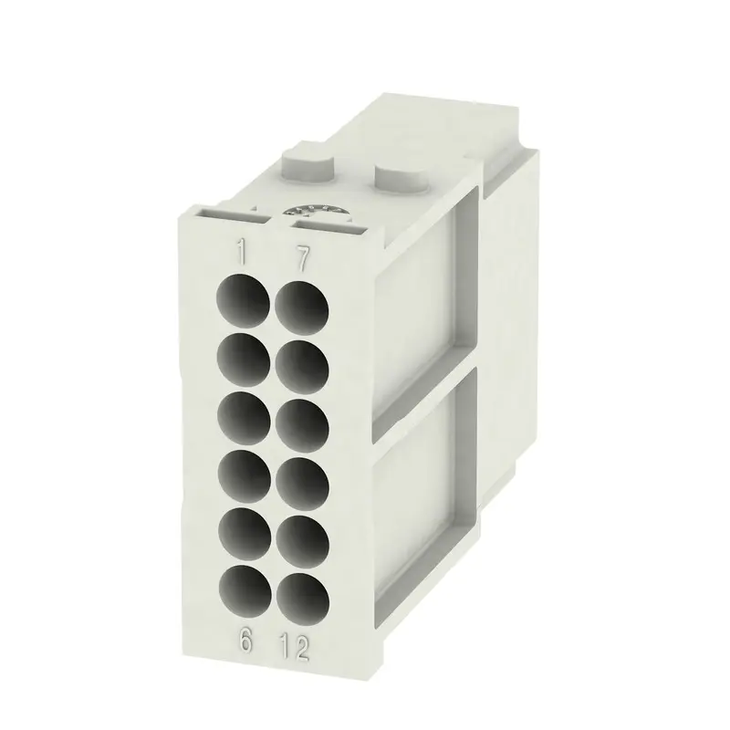 Produktfoto 1 von Weidmüller ModuPlug Industrie-Steckverbinder Kontakteinsatz, 12-polig 10A Stecker, Modul Einsatz Crimp
