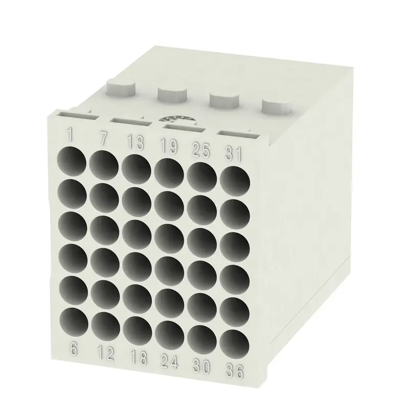 Produktfoto 1 von Weidmüller ModuPlug Industrie-Steckverbinder Kontakteinsatz, 36-polig 10A Stecker, Modul Einsatz Crimp