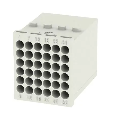 Produktfoto 1 von Weidmüller ModuPlug Industrie-Steckverbinder Kontakteinsatz Stecker, 36-polig 10A, Moduleinsatz