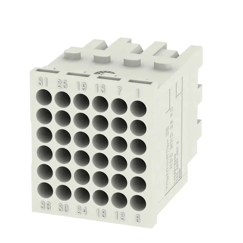Produktfoto 1 von Weidmüller ModuPlug Industrie-Steckverbinder Kontakteinsatz, 36-polig 10A Buchse, Modul Einsatz Crimp