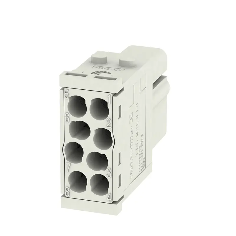 Produktfoto 1 von Weidmüller ModuPlug Industrie-Steckverbinder Kontakteinsatz, 8-polig 16A Buchse, Modul Einsatz Crimp