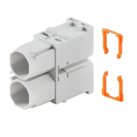 Produktfoto 1 von Weidmüller ModuPlug Industrie-Steckverbinder Kontakteinsatz Buchse, 2-polig, Moduleinsatz
