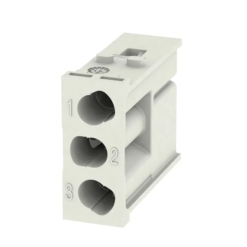 Produktfoto 1 von Weidmüller ModuPlug Industrie-Steckverbinder Kontakteinsatz, 3-polig 40A Stecker, Modul Einsatz Crimp