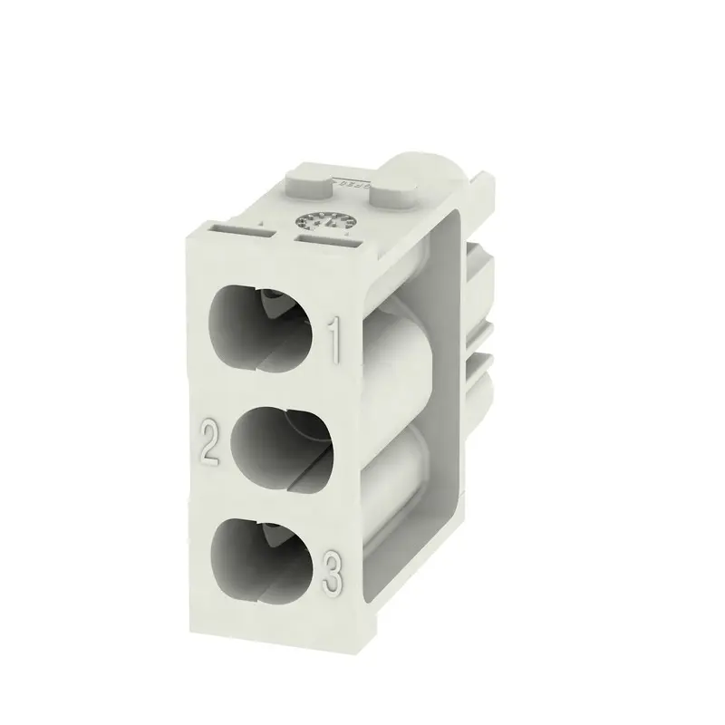 Produktfoto 1 von Weidmüller ModuPlug Industrie-Steckverbinder Kontakteinsatz, 3-polig 40A Buchse, Modul Einsatz Crimp