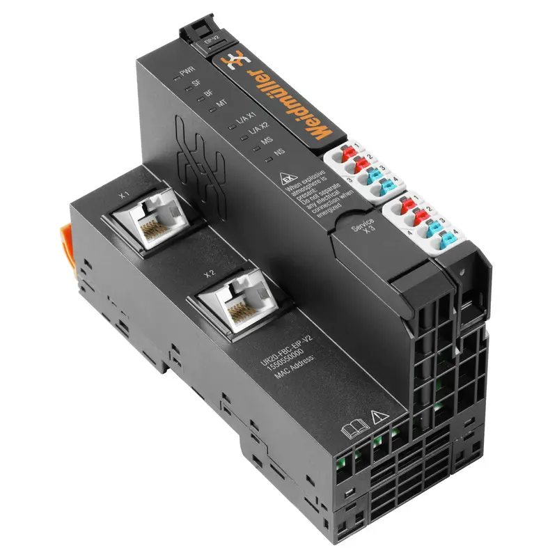 Produktfoto 1 von Weidmüller UR20 Feldbusmodule für Ferngesteuertes E/A-Modul 24 V