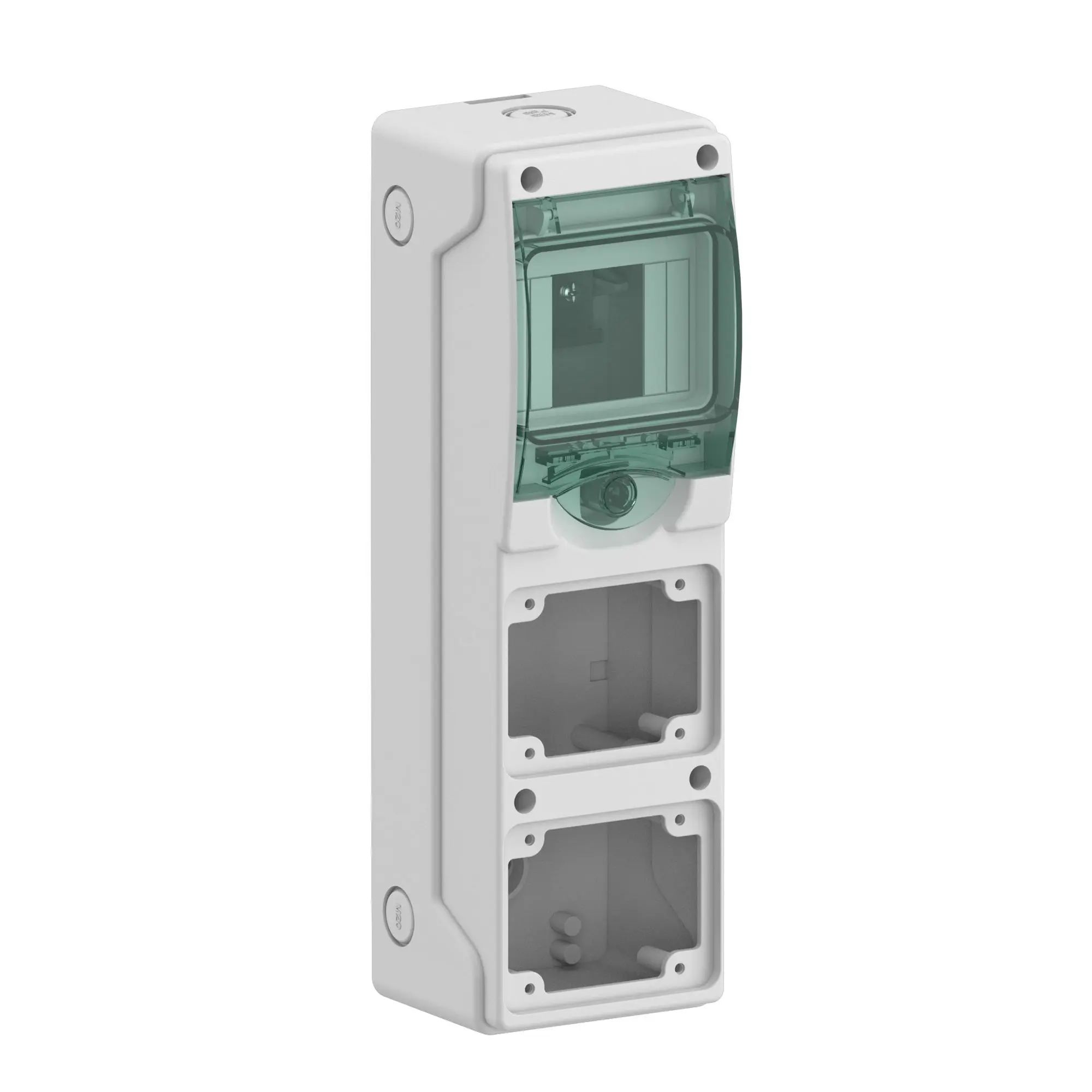 Produktfoto 1 von Schneider Electric Installationsdose 1 Ausgänge Weiß Polymer 98 mm x 310 mm 310 mm