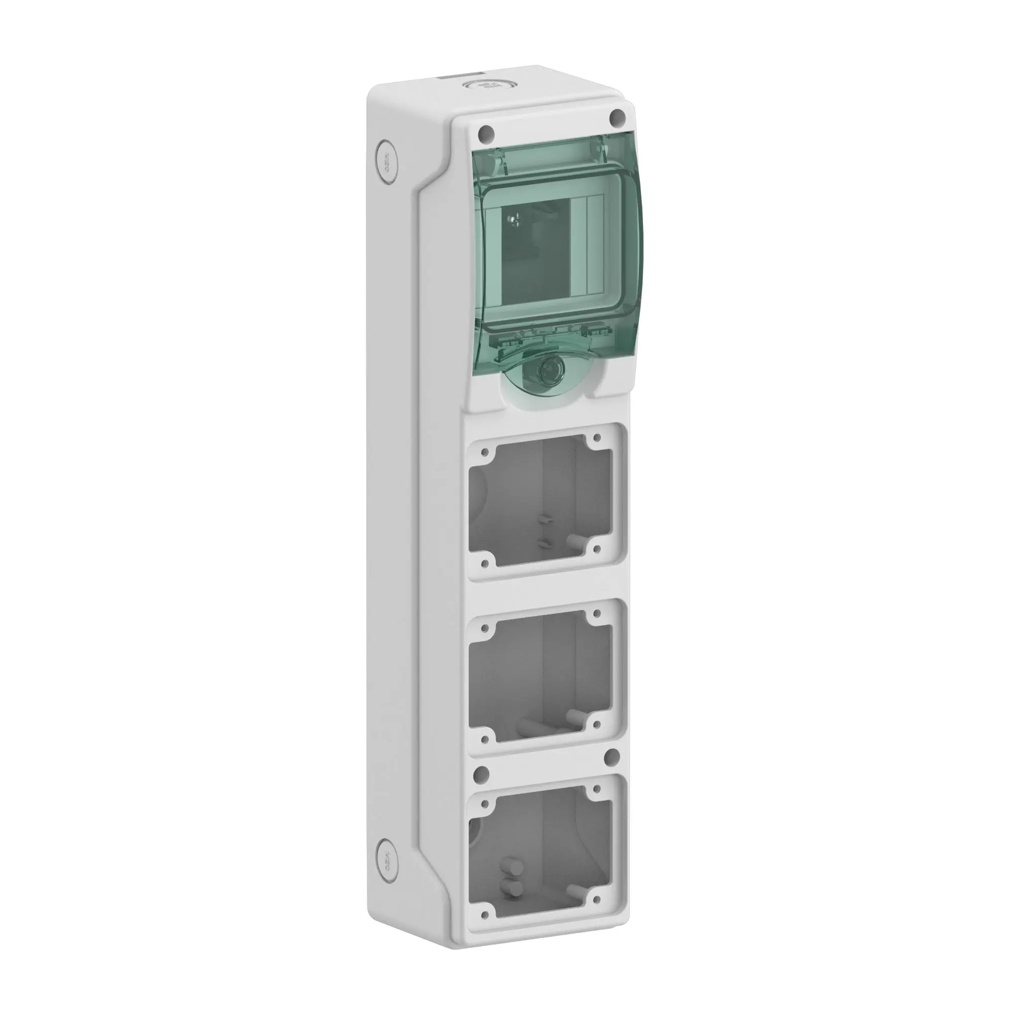 Produktfoto 1 von Schneider Electric Installationsdose Weiß Polymer 98 mm x 392 mm 392 mm