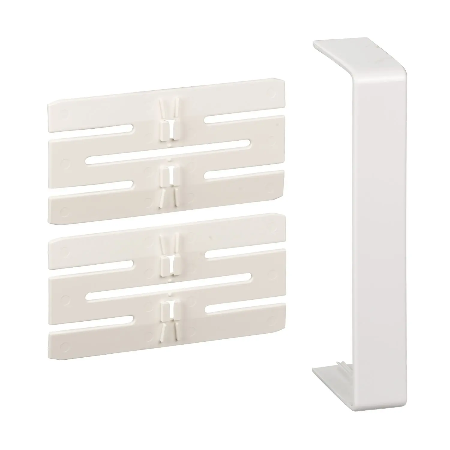 Produktfoto 1 von Schneider Electric OptiLine 45 Weiß, 57 mm x 145 mm Absolut, Länge 100 mm