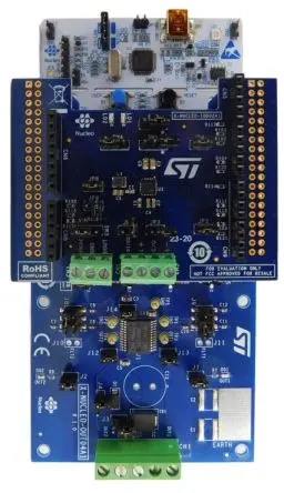 Produktfoto 1 von STMicroelectronics Transceiver-Erweiterungskarte Transceiver, Erweiterungs-Leiterplatte Erweiterungspaket ARM Cortex-M0