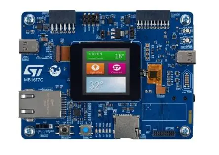 Produktfoto 1 von STMicroelectronics ST Discovery Kit mit STM32H573IIK3Q MCU MCU, Starterkit Microprocessor Development Kit ARM Cortex M33