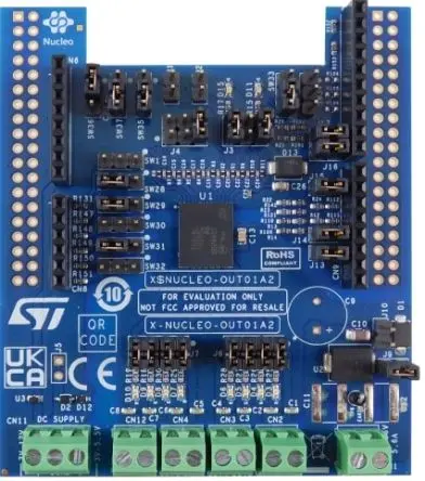 Produktfoto 1 von STMicroelectronics ST-Industrie-Erweiterungsplatine für digitale Ausgänge Arduino Uno R3, Erweiterungs-Leiterplatte