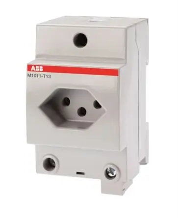 Produktfoto 1 von ABB Modulare Buchse DIN-Schienen 16A, Typ J, 250V Grau, für Rumänien