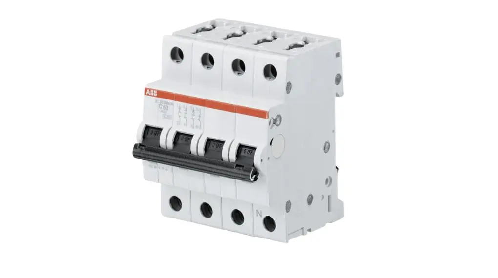 ABB S203M Schutzschalter Typ C, Pol 3-polig 16 A 440 V ac, Abschaltvermögen 15 kA S200M 125 V dc