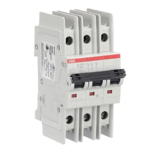 Produktfoto 1 von ABB SU200 M Schutzschalter Typ C, Pol 3-polig 10 A 400 V ac, Abschaltvermögen 15 kA