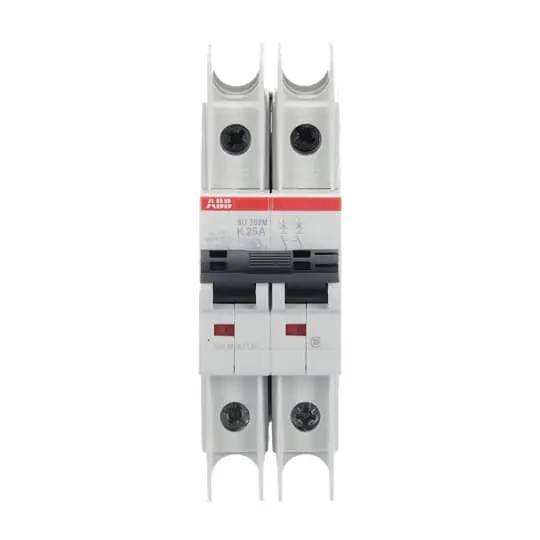 Produktfoto 1 von ABB SU200 M Schutzschalter Typ K, Pol 2-polig 25 A 440 V ac, Abschaltvermögen 15 kA 96 V dc