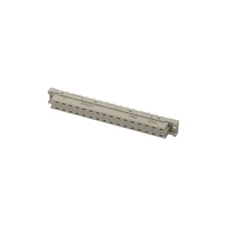 Fischer Klasse C2 DIN 41612 Stecker Gerade, 32-polig / 2-reihig, Raster 5.08 mm Raster Leiterplattenmontage Buchse