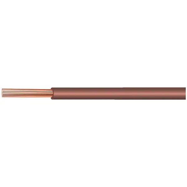PVC HU wire 0,14 mm stranded BRN 100m