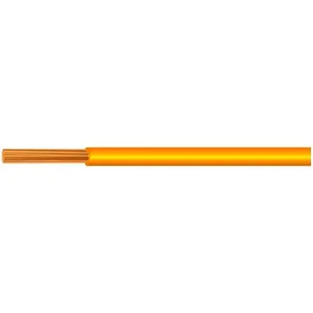 Produktfoto 1 von Kabeltronik Einzeladerleitung 0.75 mm², 18 AWG 100 m Gelb Ø 2 mm Polyvinylchlorid