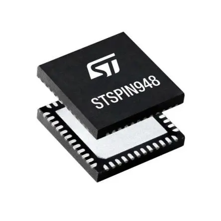 Produktfoto 1 von STMicroelectronics Motortreiber-IC Doppelbrücke, VFQFPN-48, 48-Pin, 58V, Gleichstrommotor