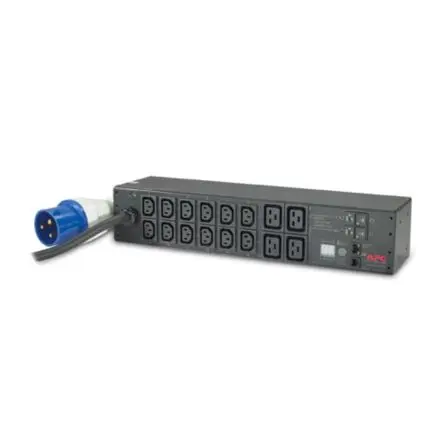 Produktfoto 1 von APC Netshelter PDU IEC C19, IEC C13 Steckdosenleiste, 16-fach 32A IEC 60309 32A, 3.66m Kabel, 230V