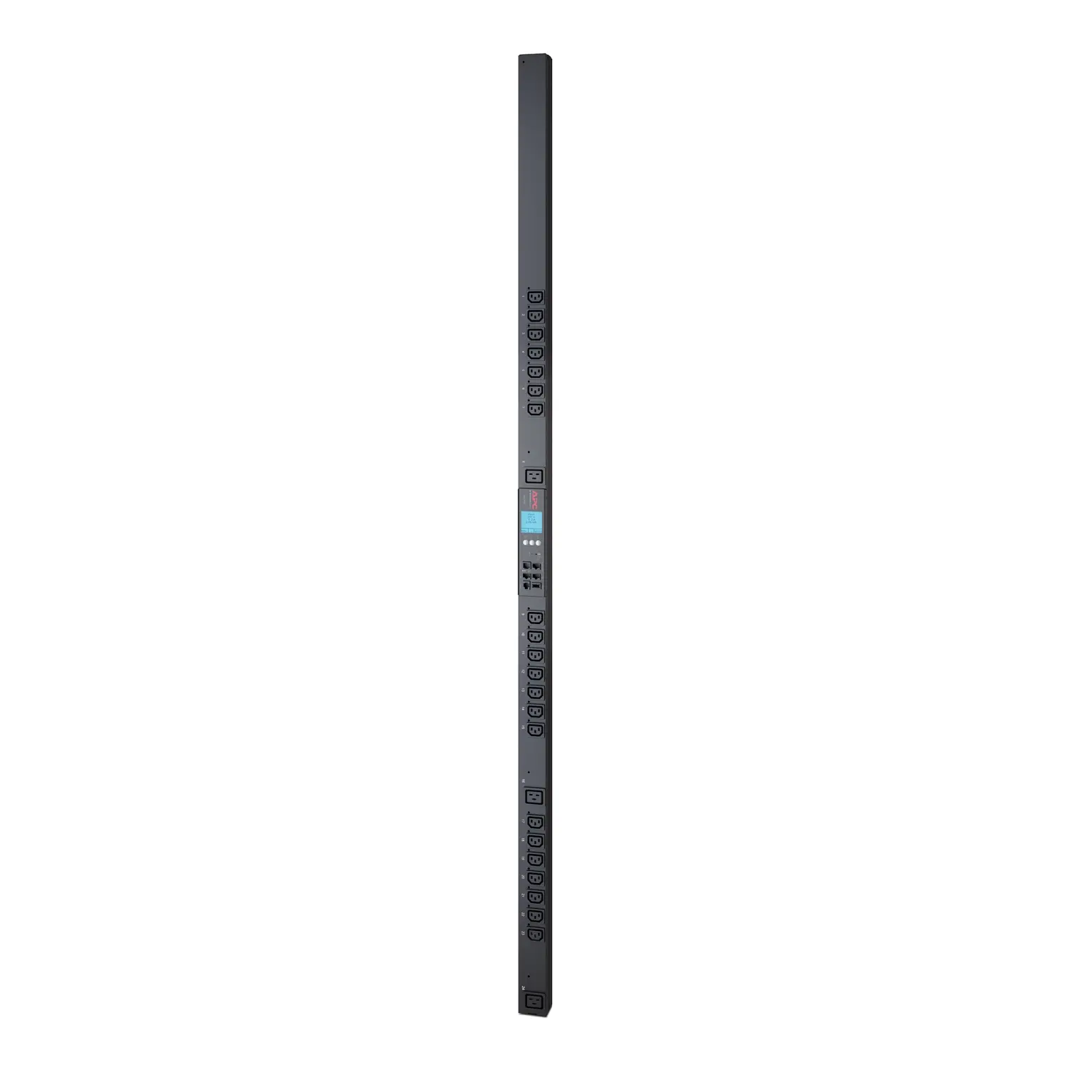Produktfoto 1 von APC AP8 IEC C13, IEC C19 Steckdoseneinheit Überspannungsschutz, 24-fach 16A IEC, 3m Kabel, 230 V