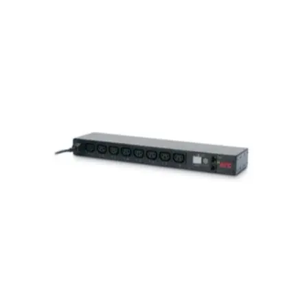 Produktfoto 1 von APC Netshelter PDU IEC C13 Steckdosenleiste Überspannungsschutz, 8-fach 12A IEC 60320 C14, 1.98m Kabel, 230V